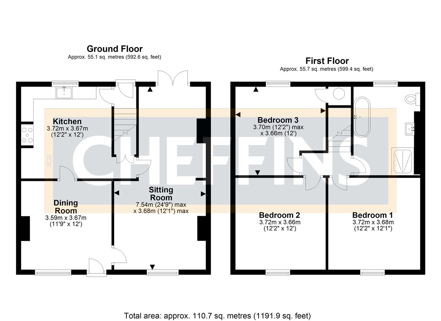 3 Bedroom to let in Ashley Cheffins Newmarket Office